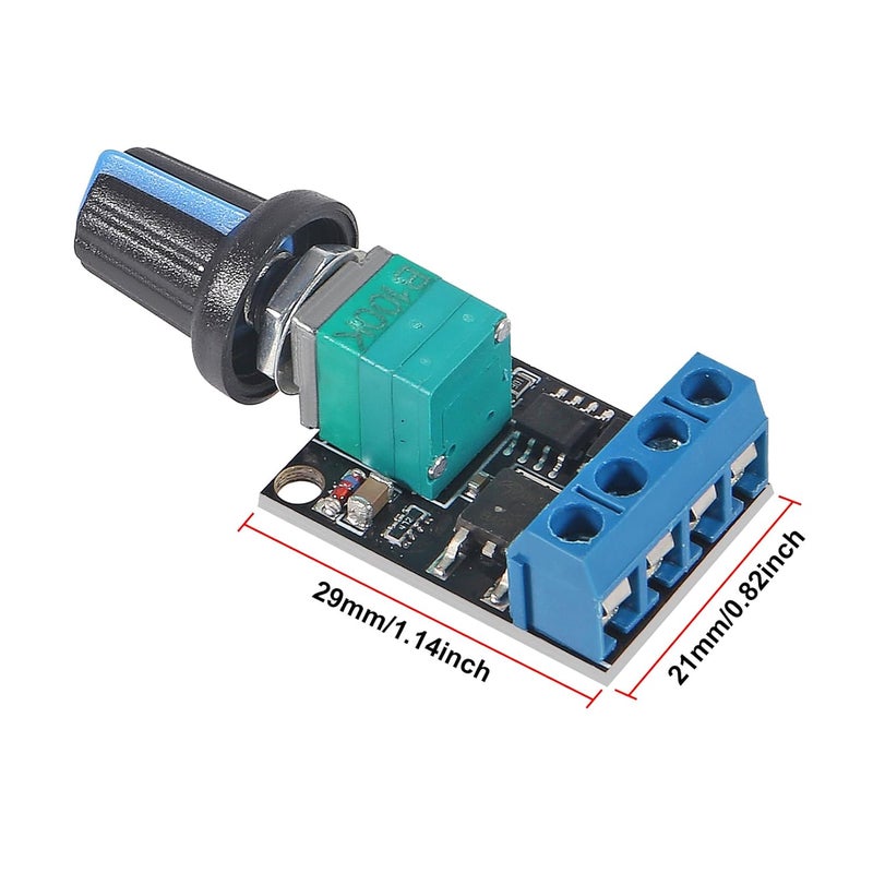 Coliao 4pcs DC Motor Speed Controller PWM 5V-16V 12V 10A Voltage Regulator DC Motor Governor Stepless Speed Regulator LED Dimmer Power Controller - Image 5
